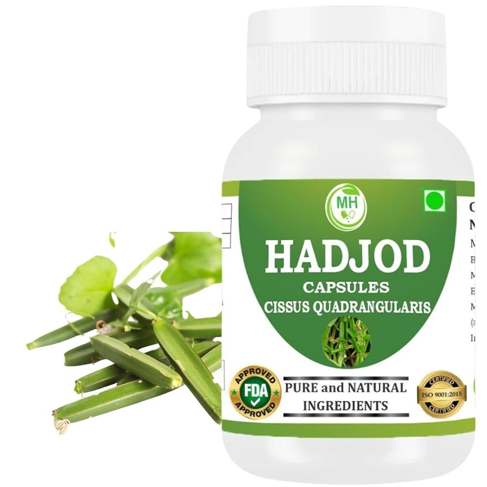 Morsan Healthcare Hadjod Cissus Quadrangularis Capsules - 60 Vegetarian Capsules