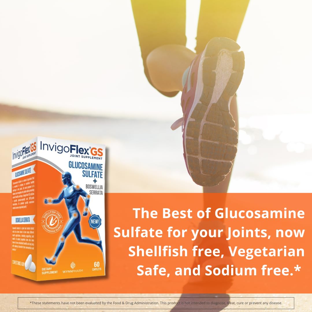 INVIGOFLEX GS Glucosamine Sulfate Joint Support - 60 Caplets - image 2