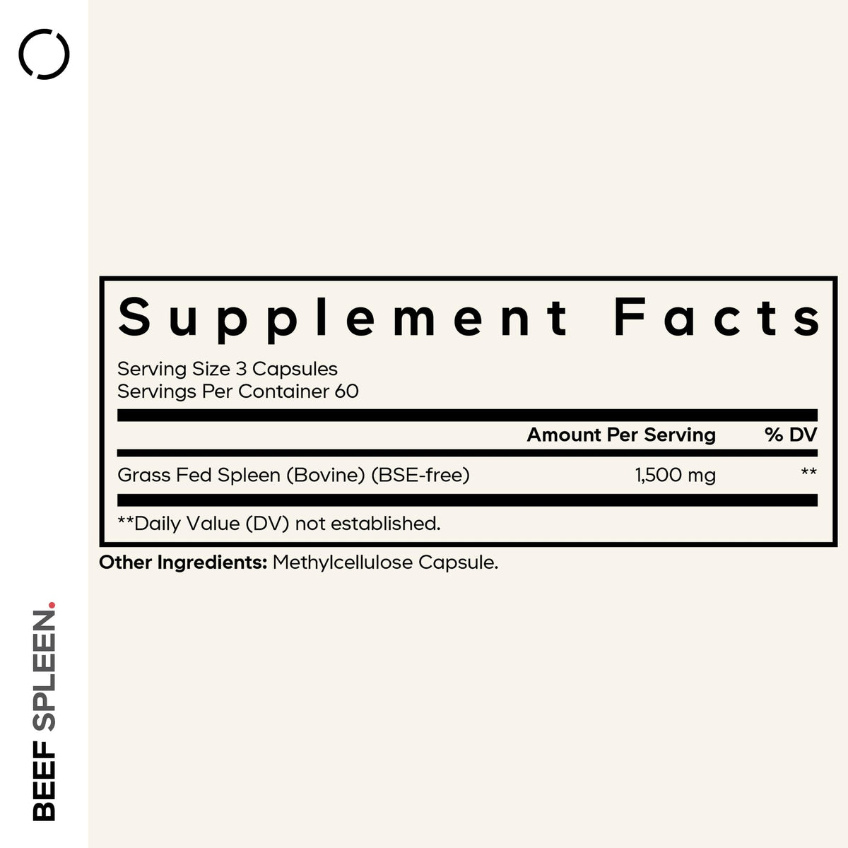 Codeage Grass-Fed Beef Spleen - 180 Capsules - image 2