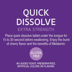 21st Century Melatonin Quick Dissolve Tablets Cherry 10 mg - 120 Tablets - image 6