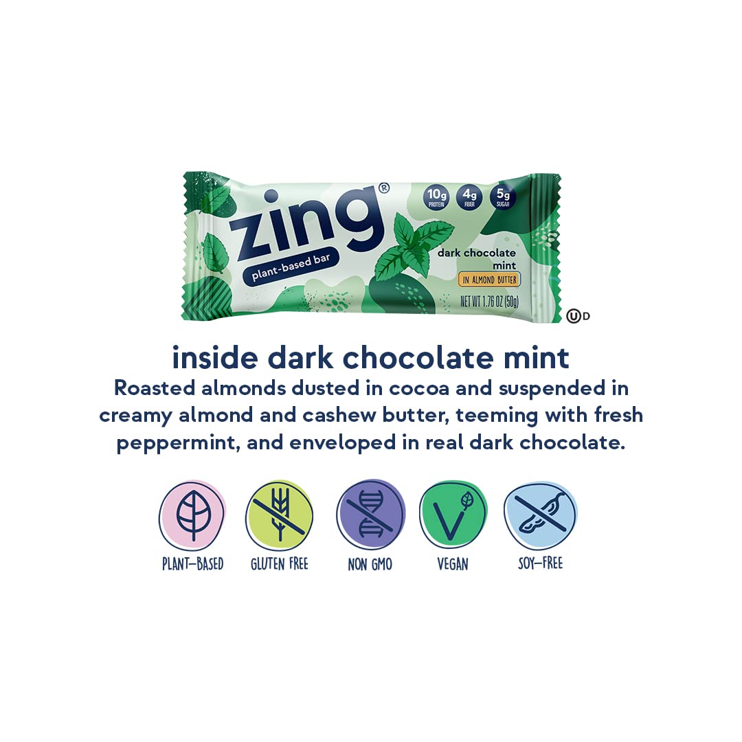 Zing Bars Plant Based Protein Bar