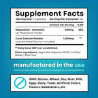 Vitapia Coral Calcium Powder & Magnesium Capsules - 120 Vegetarian Capsules - image 8