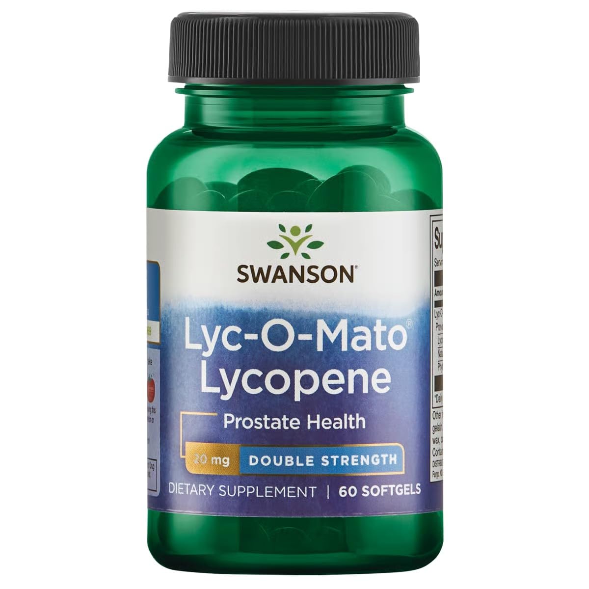 Swanson Double-Strength Lyc-O-Mato Lycopene 20 mg - 60 Softgels