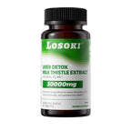 Losoki Liver Detox Supplement with Milk Thistle & Turmeric - 60 Tablets