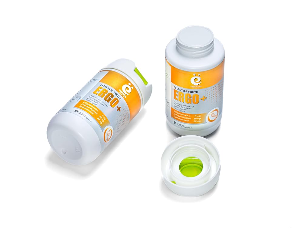 ESSENTIAL HEALTH L-Ergothioneine with Collagen Peptides - 60 Vegetarian Capsules - image 5