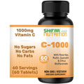 SHIFAA NUTRITION Halal Vitamin C-500 Tablets 60 Servings. Vegetarian
