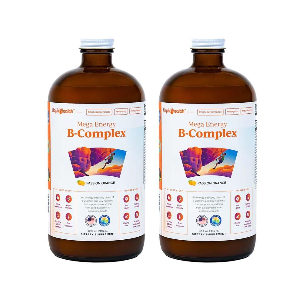 LIQUIDHEALTH 32 Oz B Complex Liquid Super Mega Energy Active B