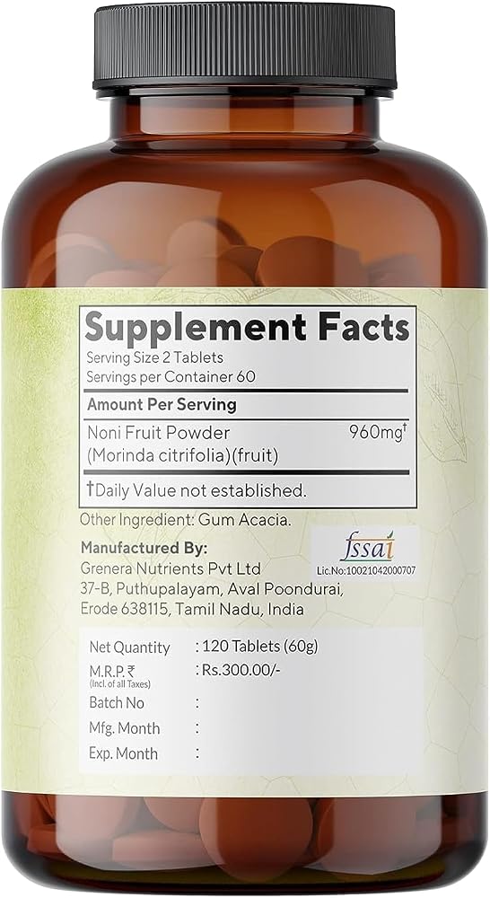 Generic Senta Noni Tablet - 120 Tablets - image 2