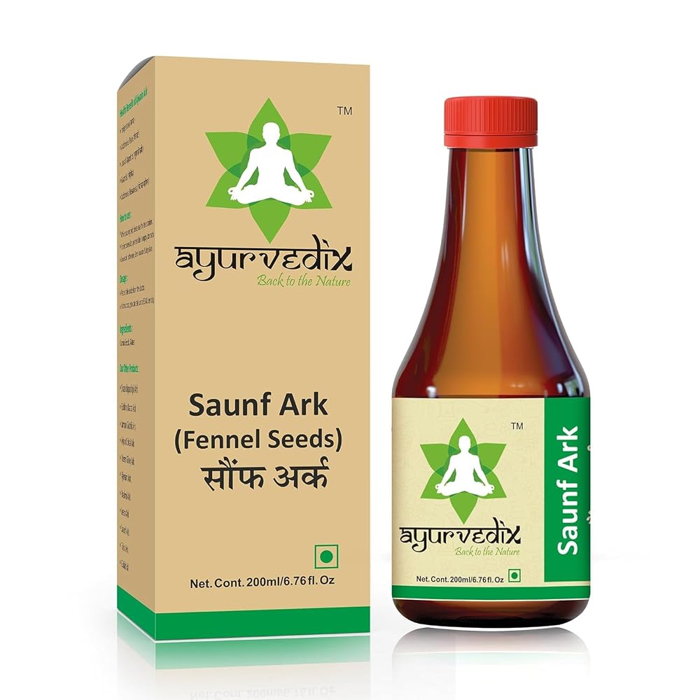 ayurvedix Saunf Ark Fennel Seeds Distillate - 200 ml