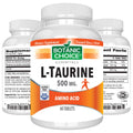 Botanic Choice L-Taurine 500mg Amino Acid - 60 Capsules
