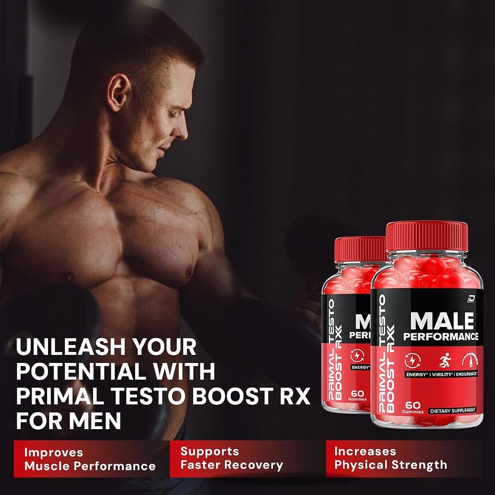 Indelo Primal Testo Boost RX ACV Gummies for Men - 300 Gummies - image 3
