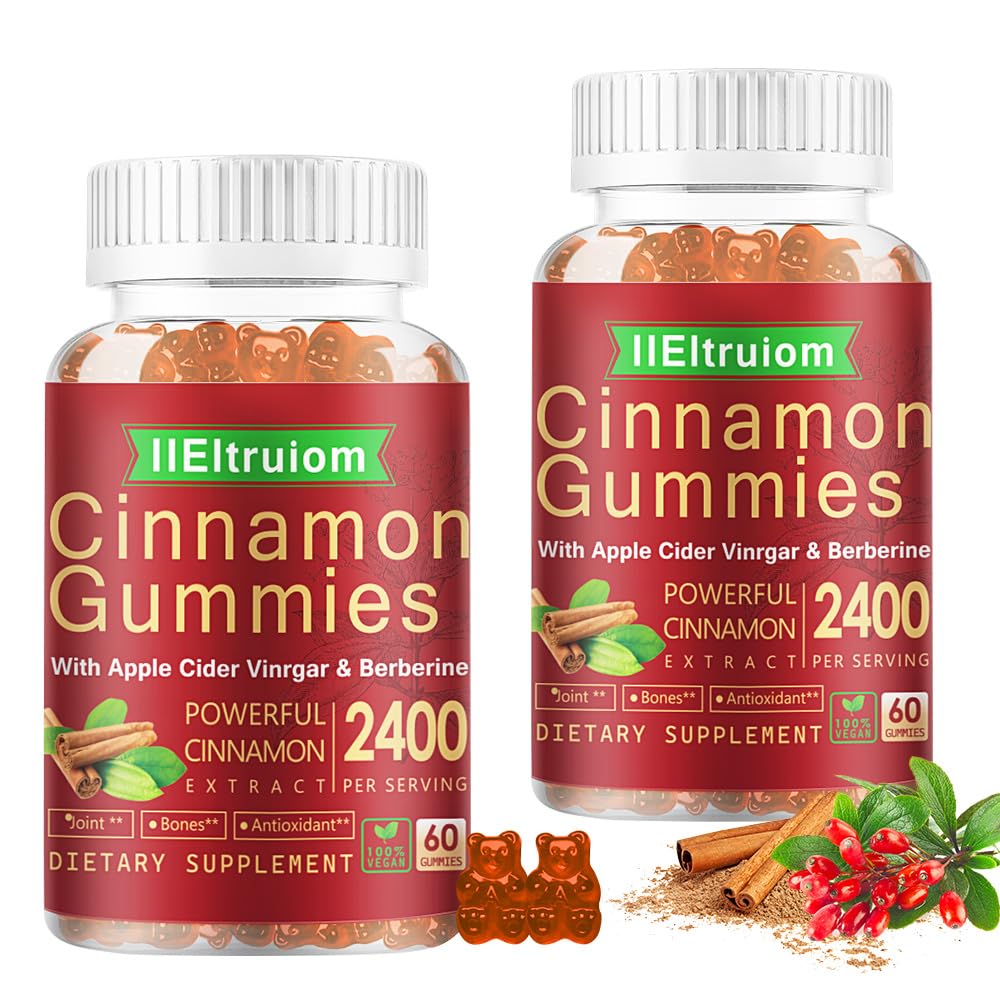 IIEltruiom Ceylon Cinnamon Gummies (2,400mg/Serving)