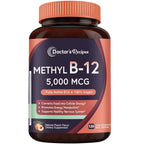 Doctor's Recipes Vitamin B12 Sublingual Methylcobalamin 5000 mcg - 120 Tablets