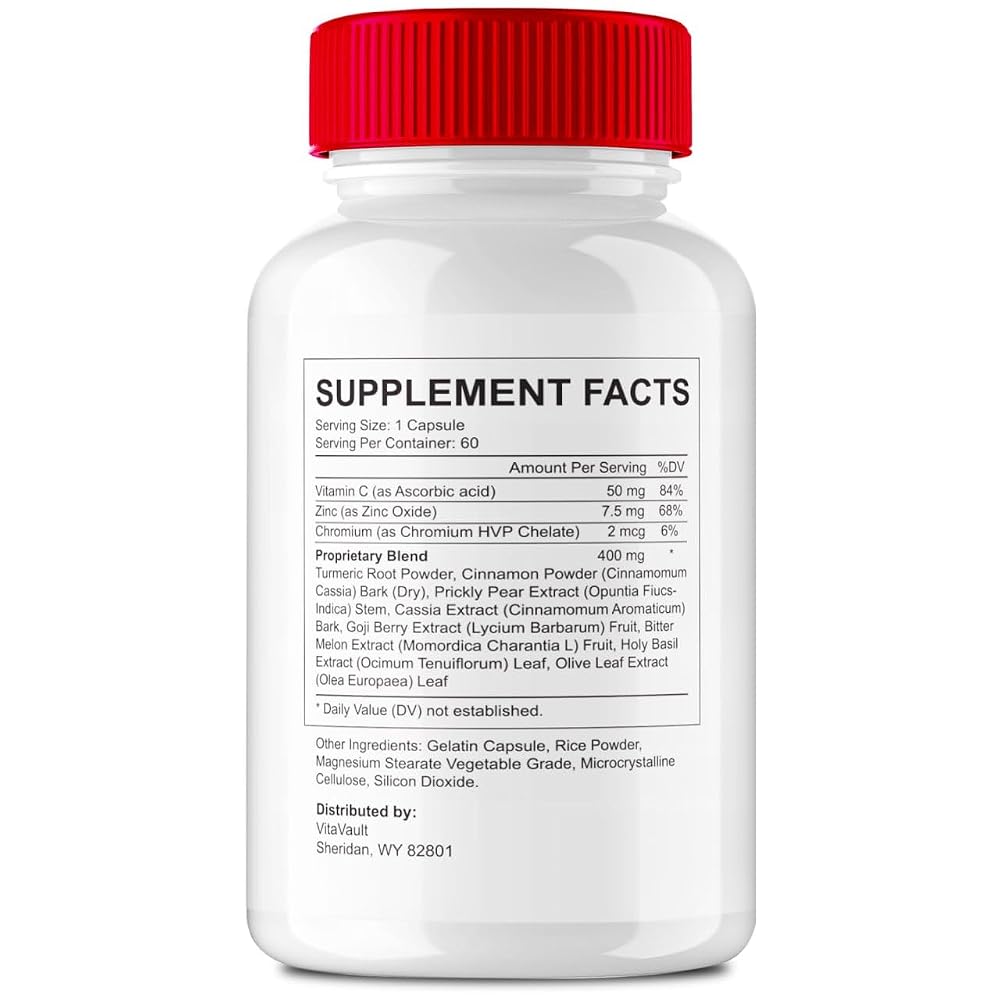Vitavault Gluco Refresh Capsules Maximum Strength - 300 Count - image 2