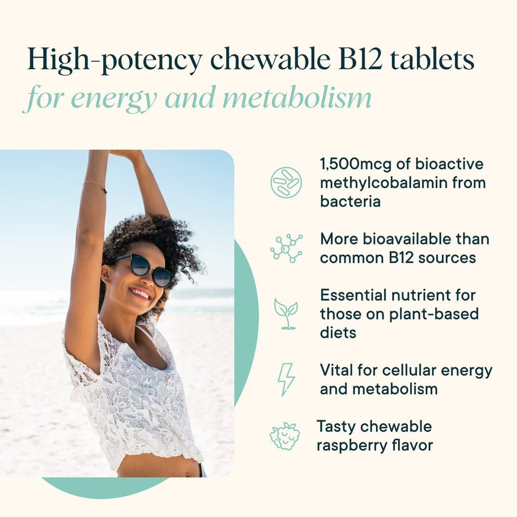 Ora Organic Vitamin B12 1500mcg Methylcobalamin - 30 Tablets - image 6