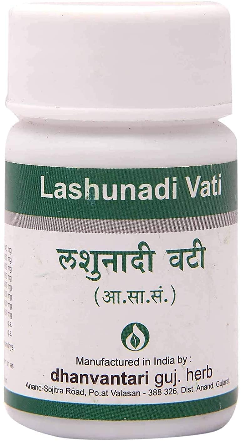 Dhanvantari Lashunadi Vati Ayurvedic Tablet - 120 Tablets