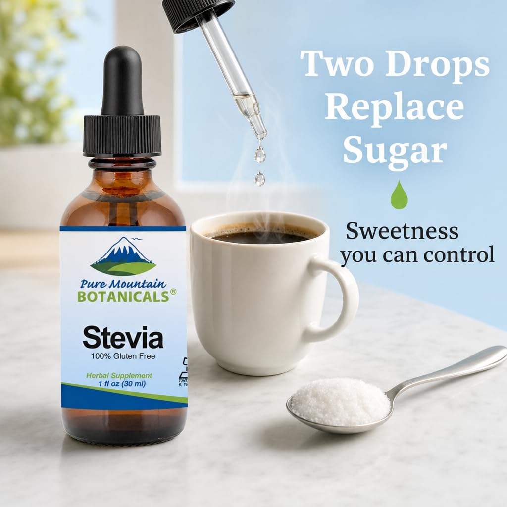 Pure Mountain Botanicals Liquid Stevia Drops