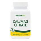 NaturesPlus Cal/Mag Citrate - 90 Vegetarian Capsules