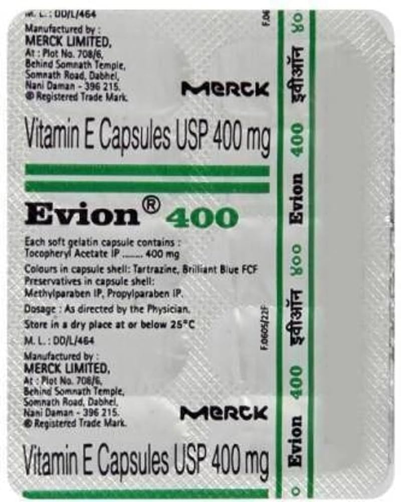 MAGICHOOD Evion Vitamin E 400 MG Capsules - 8 Pack