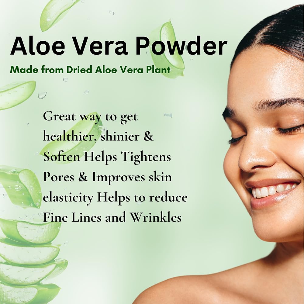 Hebhac Herbs Aloe Vera Powder Organic – 227g - image 3
