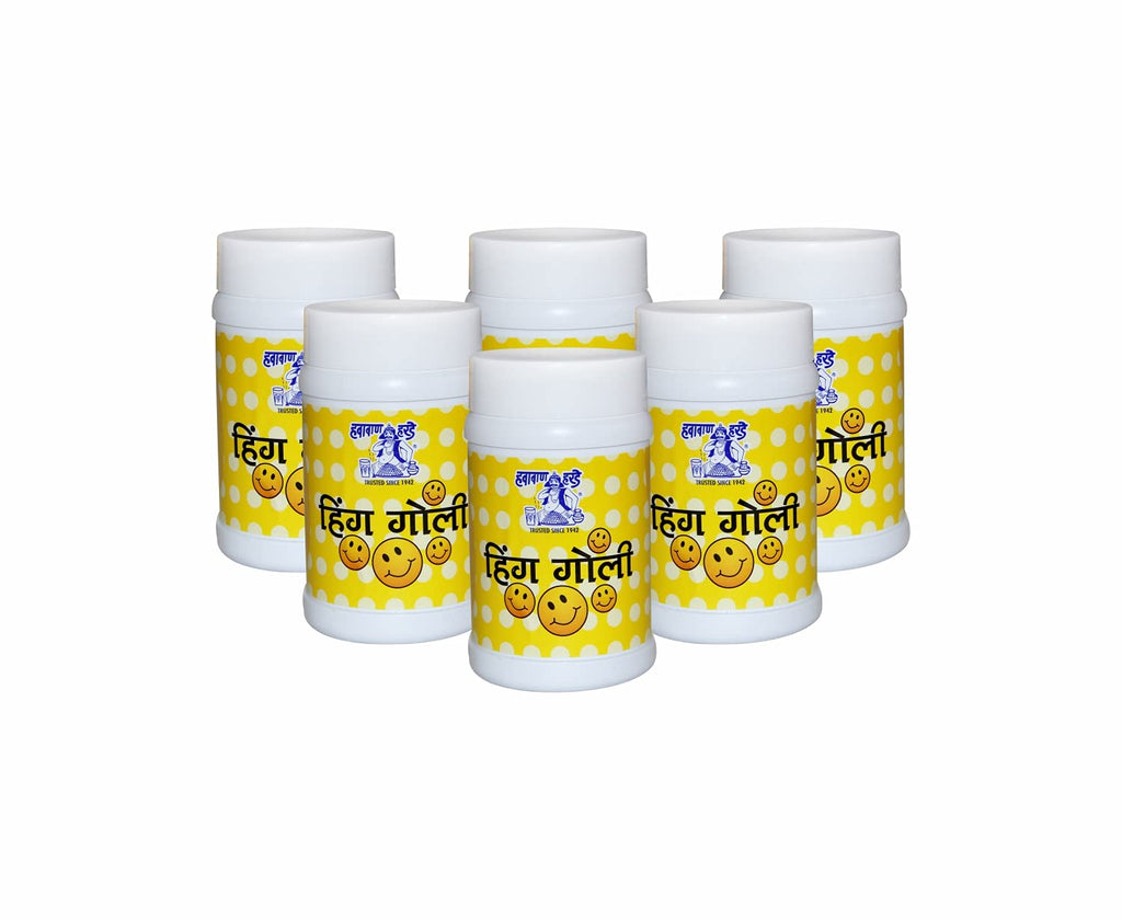Hawaban Harde Hing Goli Digestive Supplement - 50g (Pack of 6)