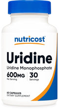 Nutricost Uridine Monophosphate (UMP) 600mg - 60 Capsules