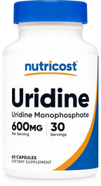 Nutricost Uridine Monophosphate (UMP) 600mg - 60 Capsules