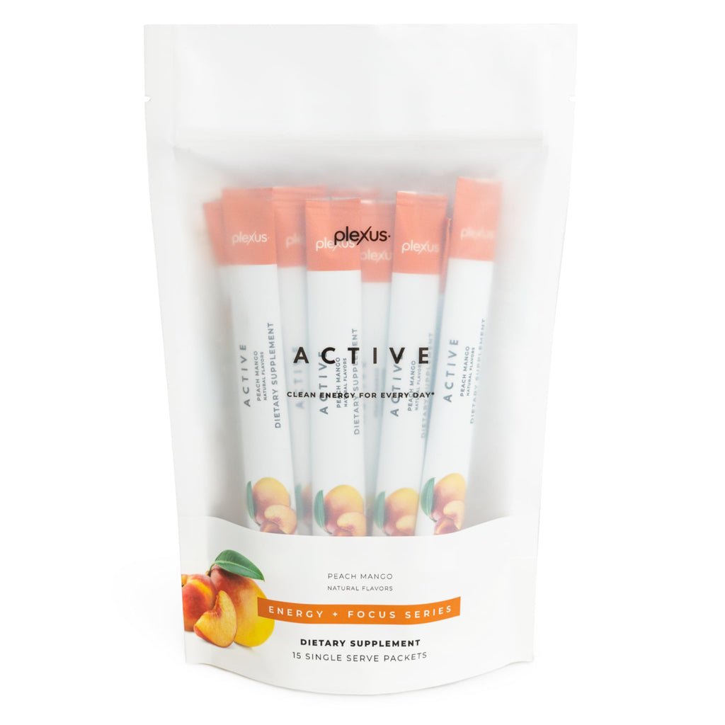 Plexus Active Peach Mango Pre-Workout Powder - 15 Ounce