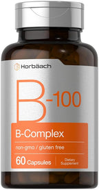 Horbäach Vitamin B-100 Complex - 60 Vegetarian Capsules