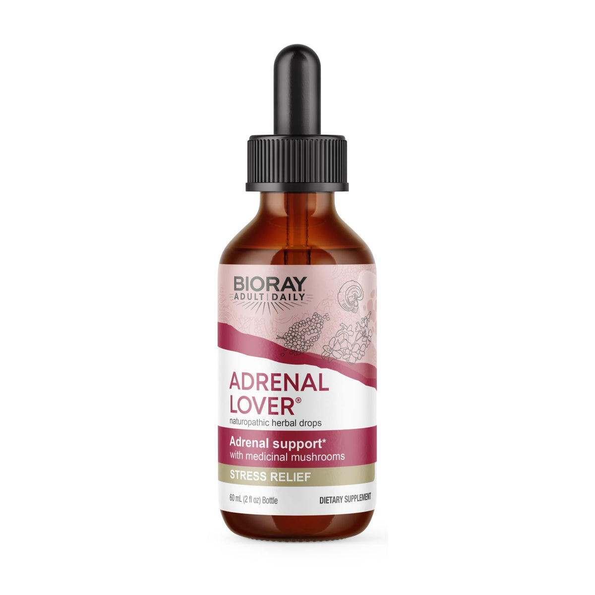 BIORAY Adult Daily Adrenal Lover Kidney Yin Tonic - 2 fl oz