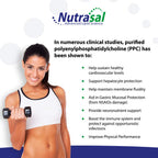 Nutrasal PhosChol 600mg - 120 Gel Capsules - image 5