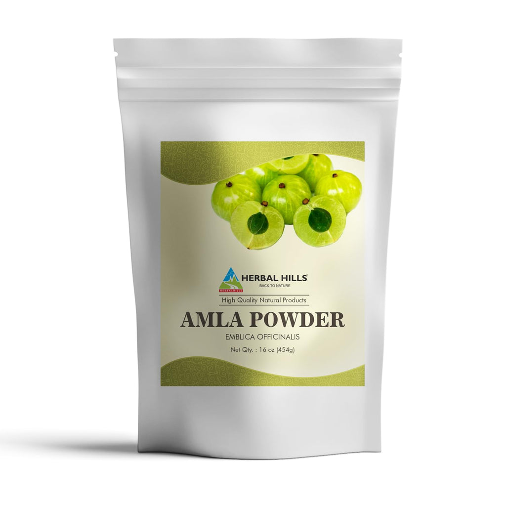 HERBAL HILLS Amla Powder Indian Gooseberry - 16 oz