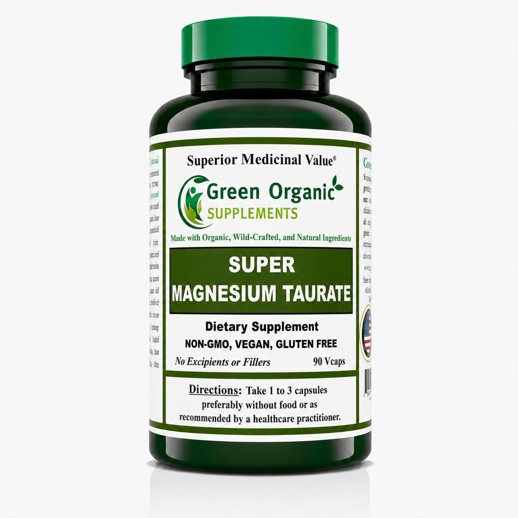 Green Organic Supplements Magnesium Taurate - 90 Capsules
