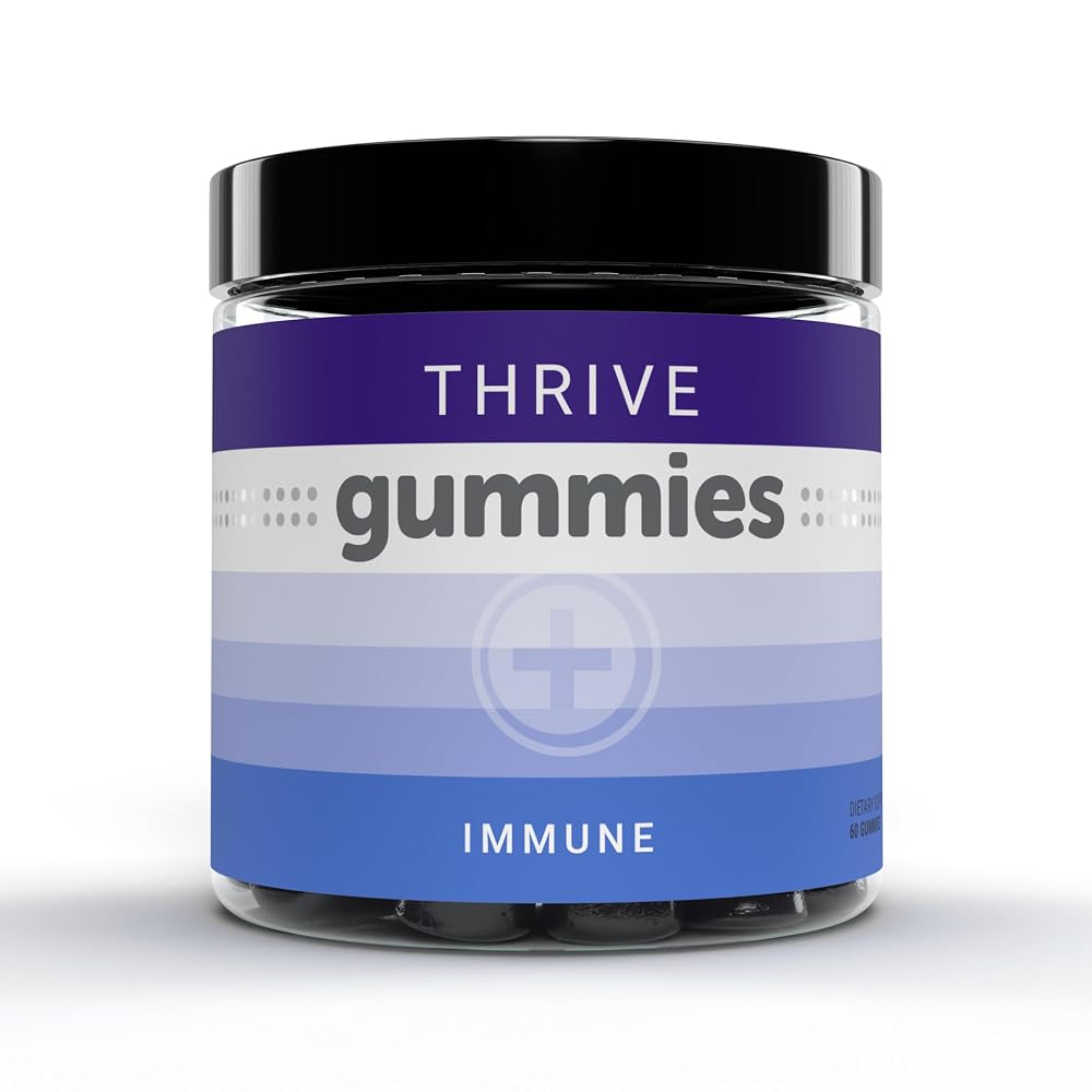Le-Vel Thrive Immune Gummies with Elderberry & Zinc - 60 Count