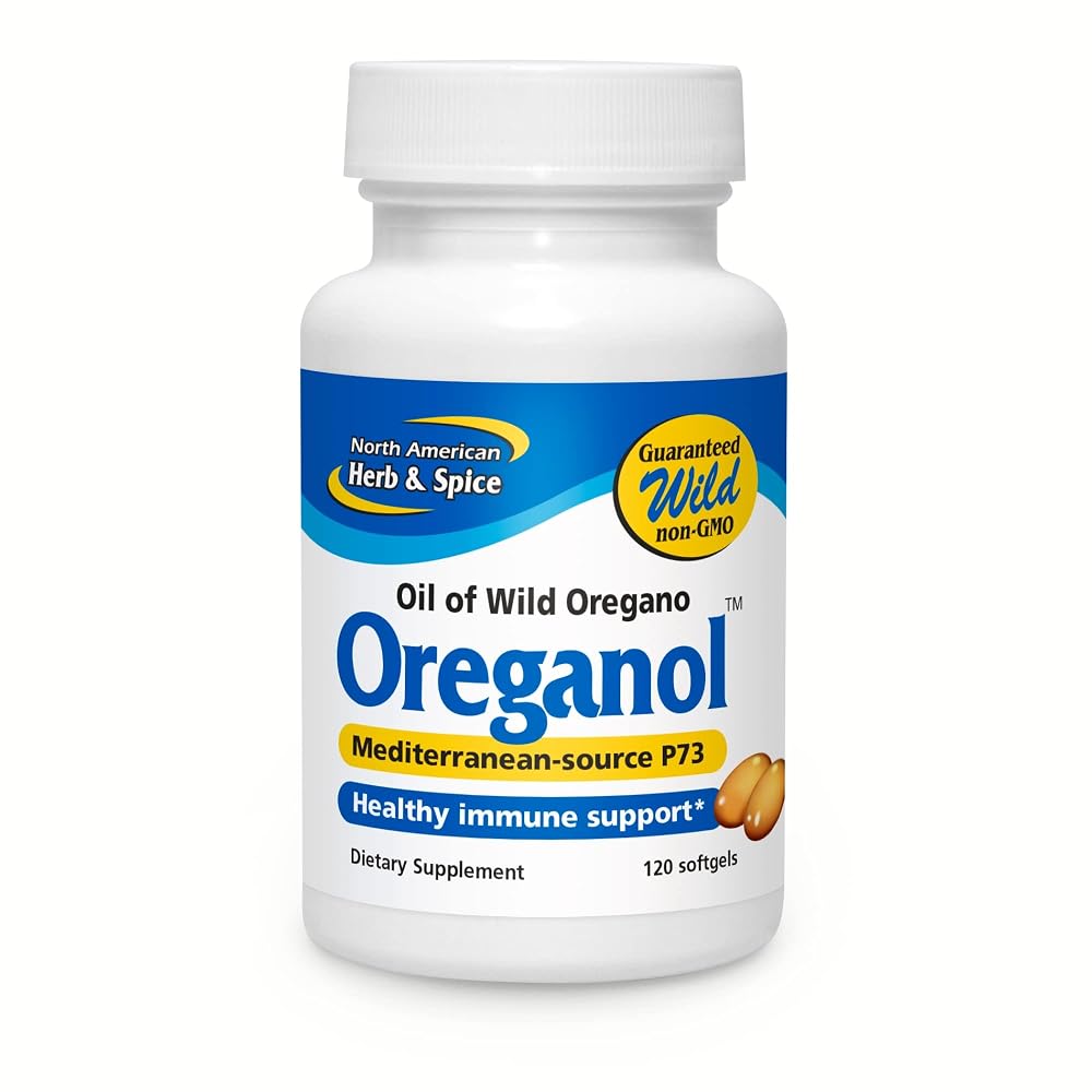 NORTH AMERICAN HERB & SPICE Oreganol P73 Wild Oregano - 120 Softgels