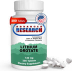 Nutrient Carriers Advanced Research Lithium Orotate 120 mg - 200 Tablets