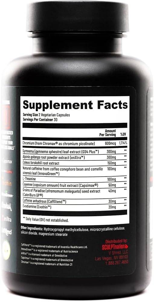 Sculpt Nation Burn Day for Men Metabolism Booster - 120 Capsules - image 5