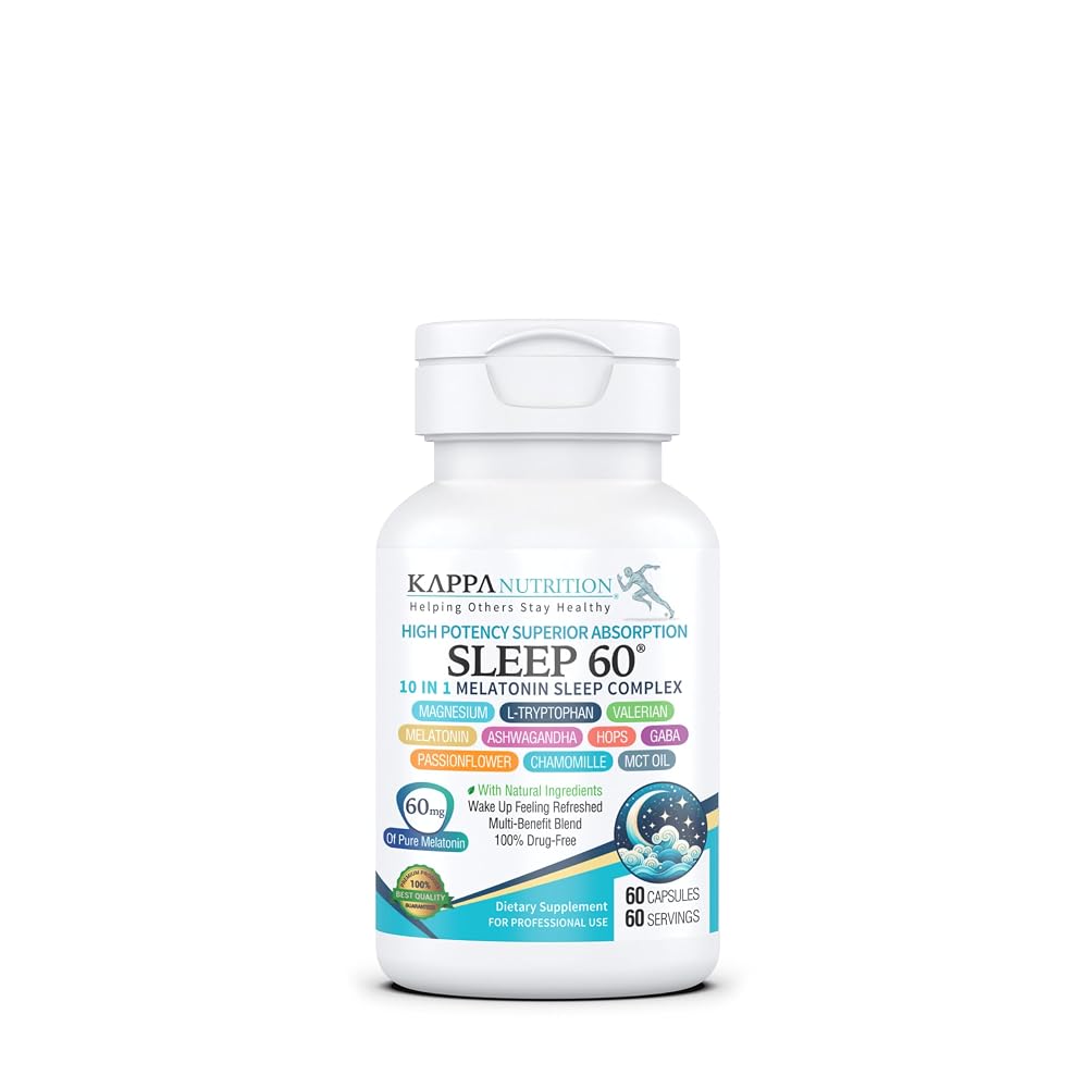 KAPPA NUTRITION Sleep 60 Melatonin Sleep Aid - 60 Capsules