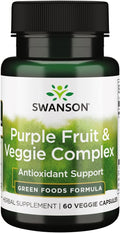 Swanson Whole Food Purple Antioxidants Complex 400 mg - 60 Vegetarian Capsules