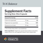 Professional Formulas Tri-K Balance Mineral Complex - 90 Vegetarian Capsules - image 2