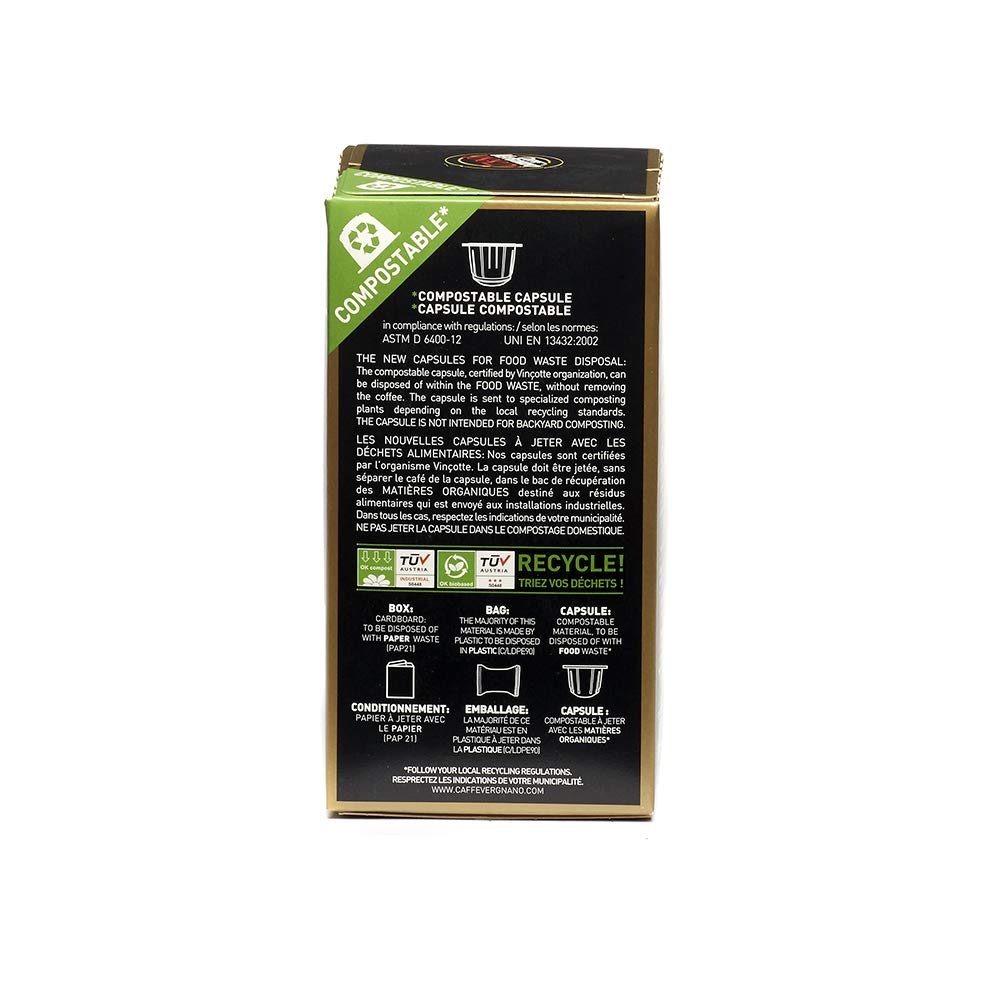 Caffe' Vergnano 1882 Caffè Vergnano Medium Dark Roast Coffee - Medium