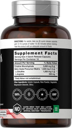 Horbäach Nitric Oxide Supplement with Creatine - 100 Capsules - image 2