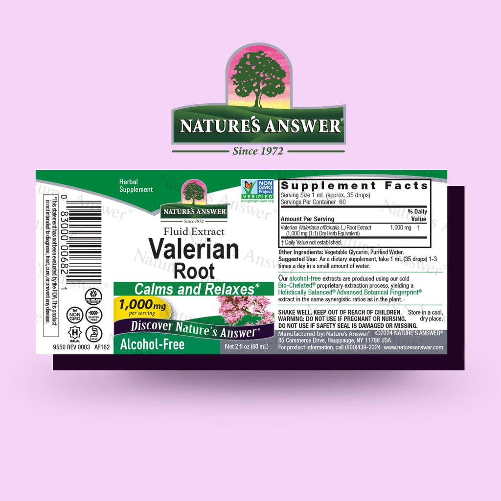 Nature's Answer Valerian Root 1000mg Fluid Extract - 2 Fl Oz - image 2