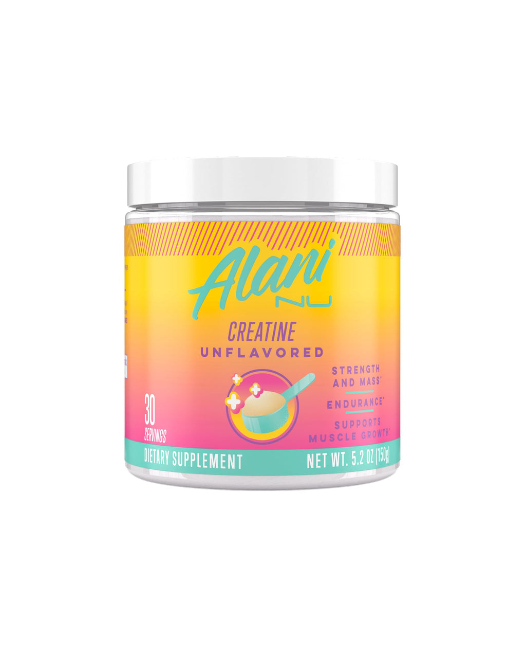 Alani Nu Creatine Monohydrate Powder Unflavored - 30 Servings