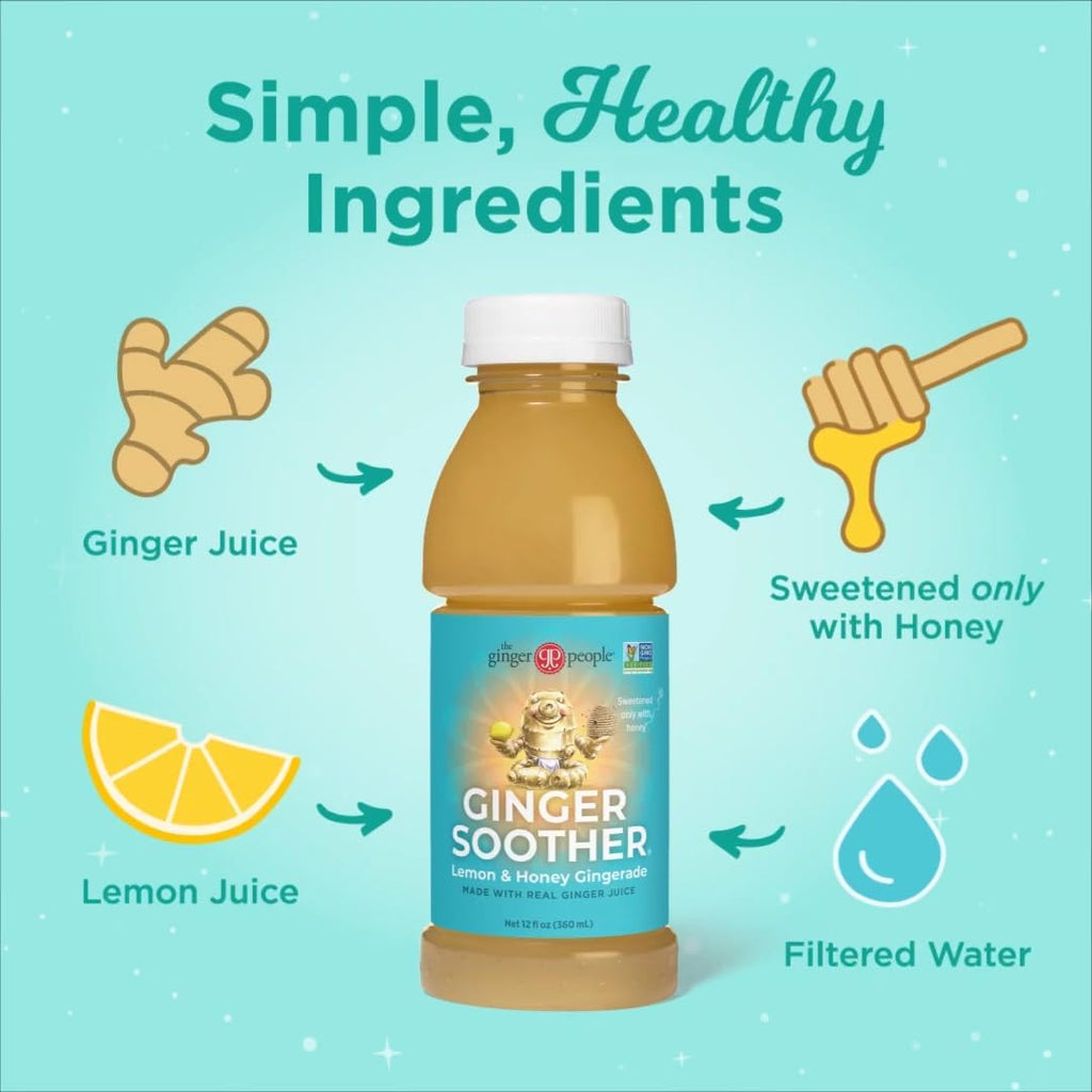 The Ginger People Ginger Soother Gingerade Honey & Lemon - 32 fl oz - image 3