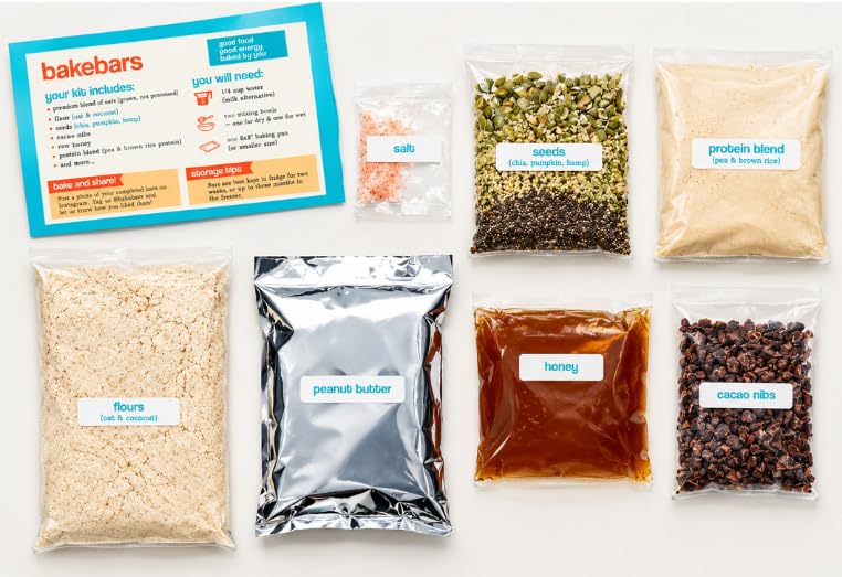 Bakebars All-Natural Protein Bar Kit - Includes Pre-Measured
