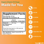 LIQUIDHEALTH Vitamin D3 4000 IU Liquid Drops for Immune Support - 3 Fl Oz - image 5