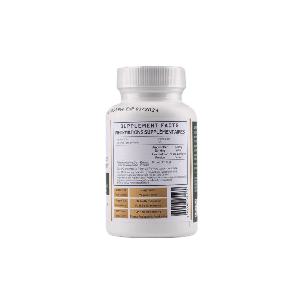 FWGE Rx BioSCIENCE Spermidine Fermented Wheat Germ Extract - 60 Capsules - image 2