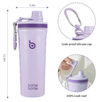 BOTTLE BOTTLE 26 oz Shaker Bottle Protein Mixer - Purple - image 3