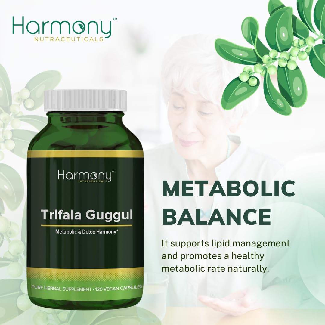 Harmony Nutraceuticals Trifala Guggul - Metabolic & Detox Harmony - image 2